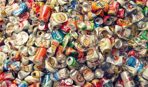 Reciclagem das latas de alumínio